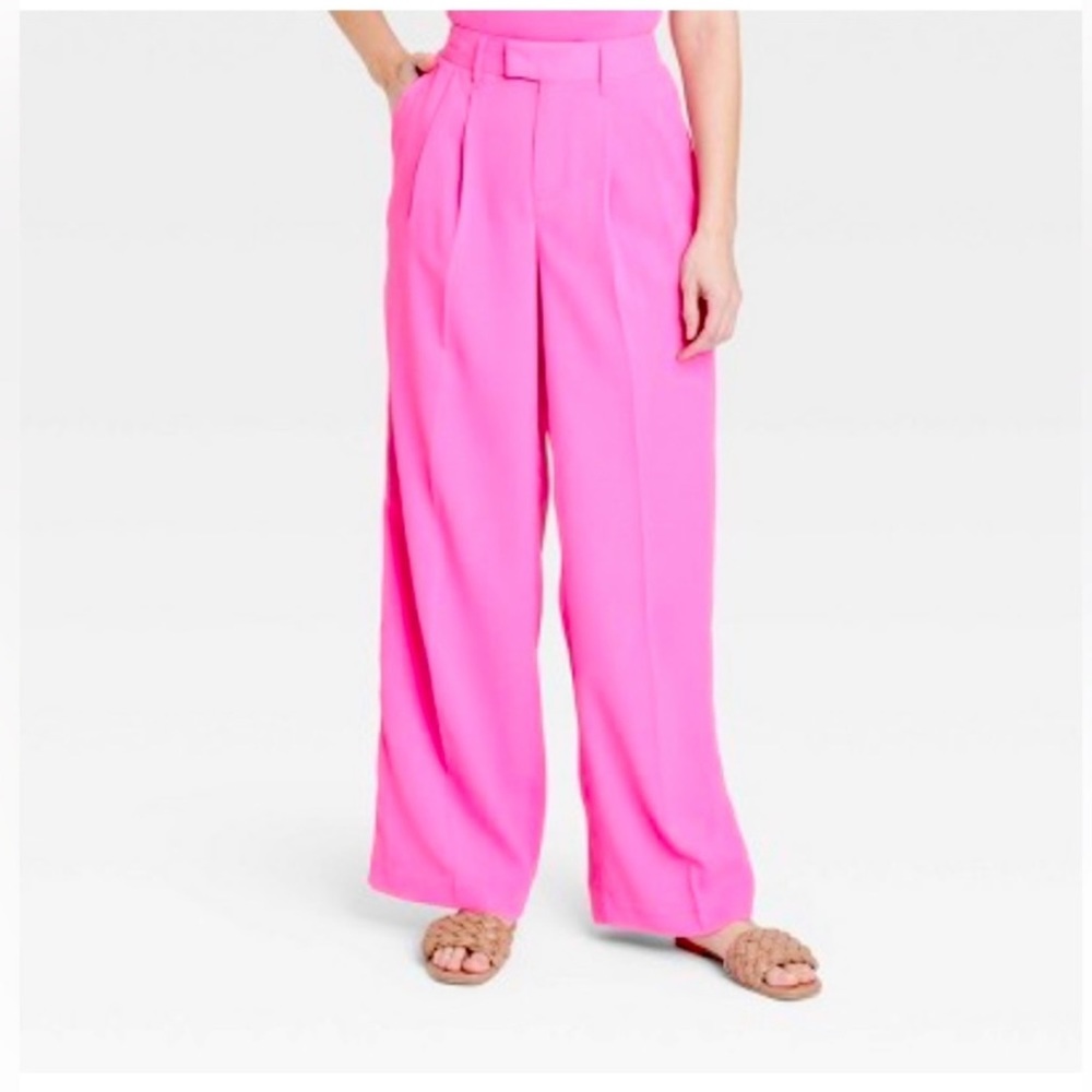 Target A New Day Wide Leg Pink Pants
